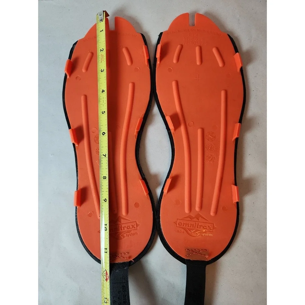 Korkers OmniTrax Kling-On Studded Replacement Soles Mens 8.5-9 Fly Fish Hike New